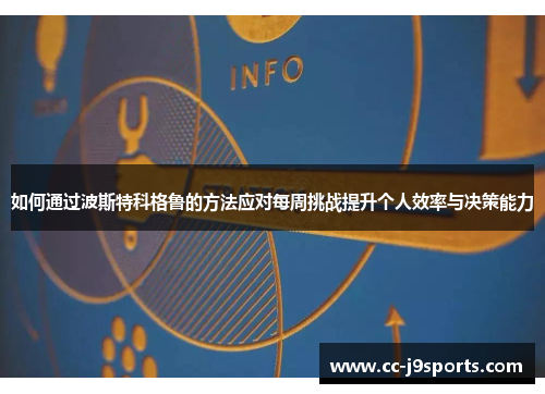 如何通过波斯特科格鲁的方法应对每周挑战提升个人效率与决策能力