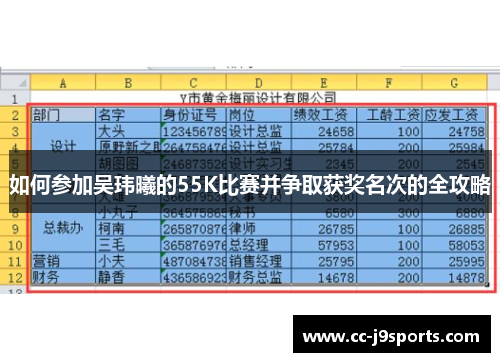 如何参加吴玮曦的55K比赛并争取获奖名次的全攻略